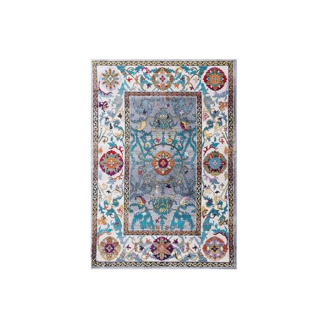 Tappeto da soggiorno stile bohémien