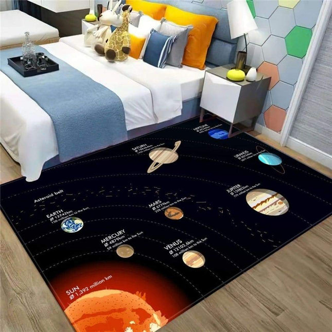 Tappeto educativo pianeti sistema solare