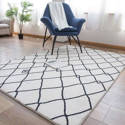 Tappeto Stile Berbero Design a Rombo